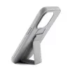 iLike Apple iPhone 15 Silicone Case with Stand Silver
