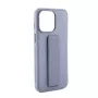 iLike Apple iPhone 15 Silicone Case with Stand Purple
