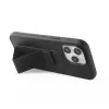 iLike Apple iPhone 15 Pro Silicone Case with Stand Black