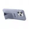 iLike Apple iPhone 15 Pro Silicone Case with Stand Purple