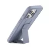 iLike Apple iPhone 15 Pro Max Silikonowe etui z uchwytem Fioletowy