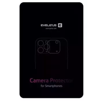 Evelatus Apple iPhone 15 Pro Max Full Camera Lens Protector Armor Clear