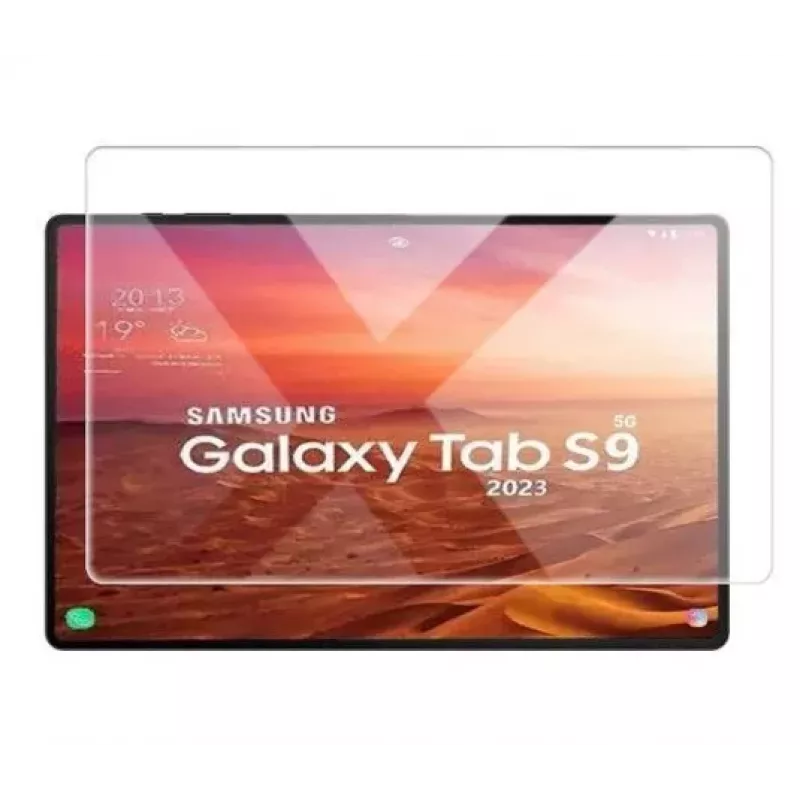 Evelatus Galaxy Tab S9 3x Strong 0.33mm Flat Clear Glass Anti-Static Screen Protector