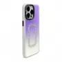 iLike Apple iPhone 15 Pro Laser Shell Square Back Cover - Iridescent Clear