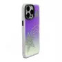 iLike Apple iPhone 15 Pro Laser Shell Star Back Cover - Przezroczysty z Iryzującymi Gwiazdami