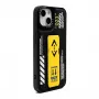 iLike Apple iPhone 15 Pro Max Fashion Leather Stand Cover Black