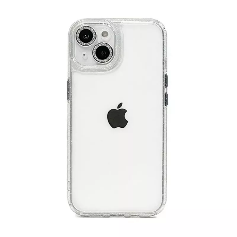 iLike Apple iPhone 15 Pro Stars Lens Acrylic Cover White