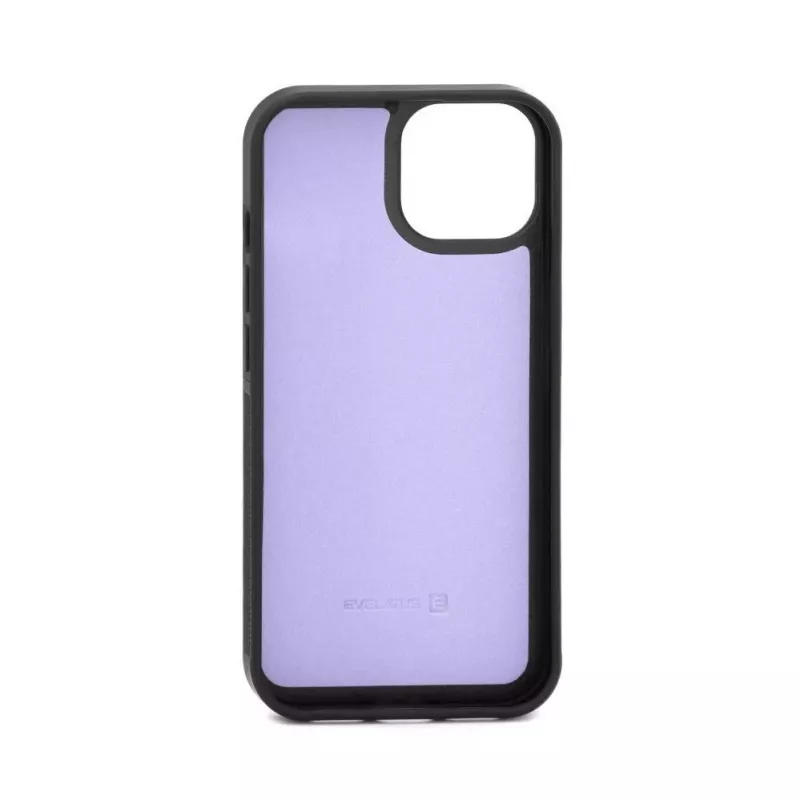 Evelatus Apple iPhone 14 Wallet and Slim Cover Case Purple