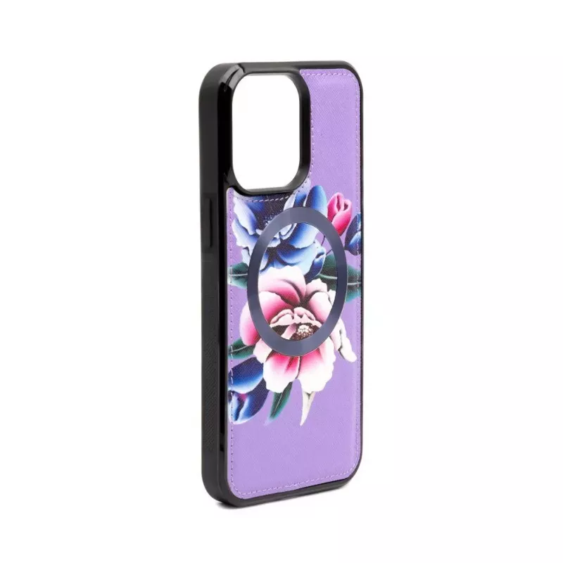 Evelatus Apple iPhone 15 Portfel i Smukłe Etui Ochronne Fioletowy