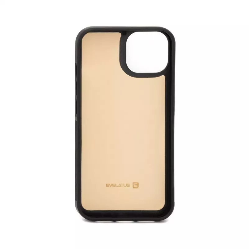 Evelatus Apple iPhone 15 Wallet and Slim Cover Case Beige