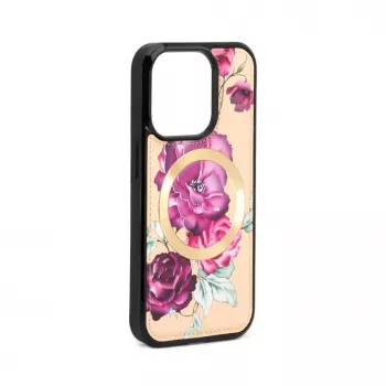Evelatus Apple iPhone 15 Pro Max Portfel i Cienkie Etui Okładkowe Beżowy