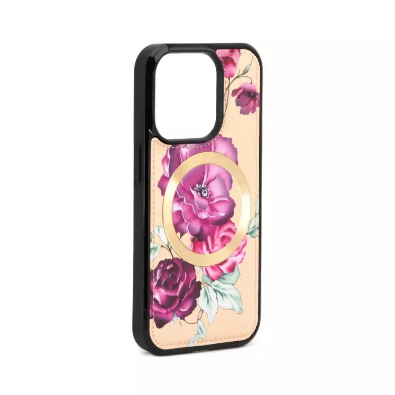 Evelatus Apple iPhone 15 Pro Max Portfel i Cienkie Etui Okładkowe Beżowy