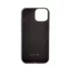 Evelatus Apple iPhone 15 Magnet Zip Pocket Case Zipper Design Czarny
