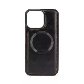 Evelatus Apple iPhone 15 Pro Max Multifunkcjonalny Portfel Etui Skórzane z Paskiem na Nadgarstek Czarny