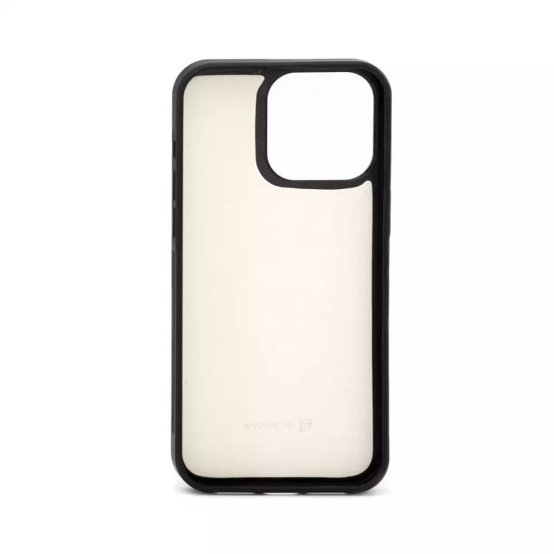 Evelatus Apple iPhone 15 Pro Max Etui Skórzane z Zamkiem Wzór Kwiatowy Biały