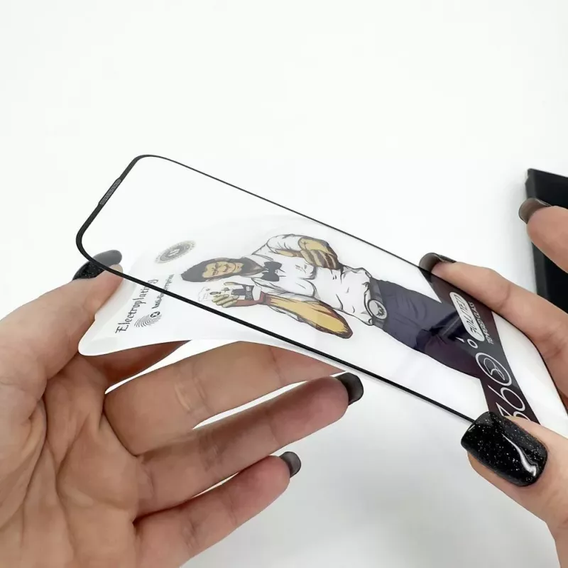 Evelatus Apple iPhone 15 Pro Max 2.5D Full Cover Glass Anti-Static Light Black