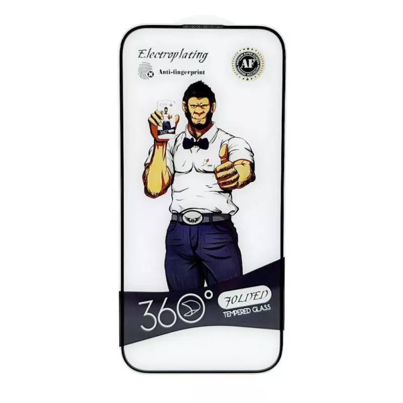 Evelatus Apple iPhone 14/13/13 Pro/16e/SE4 2.5D Full Cover Glass Anti-Static Light Black