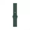 Connect 20mm Silikonowy Pasek do Zegarka Loop (S/M 110mm) Oliwkowy