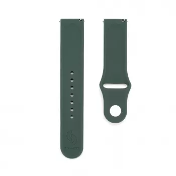 Connect 20mm Silikonowy Pasek do Zegarka Loop (S/M 110mm) Oliwkowy