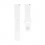 Connect 20mm Silicone Loop Watch Strap (130mm M/L) White
