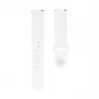 Connect 22mm Silicone Loop Watch Strap (130mm M/L) White