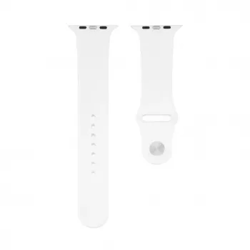 Connect Watch 38/40/41mm Silikonowy Pasek Sportowy (110mm S/M) Biały