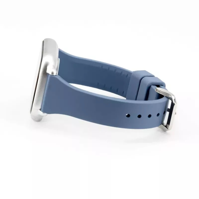 Connect 20mm T-buckle Silicone Loop Watch Strap (130mm M/L) Blue