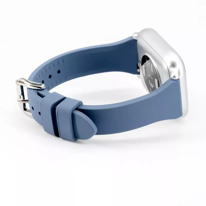 Connect 20mm T-buckle Silicone Loop Watch Strap (130mm M/L) Blue
