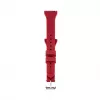 Connect 22mm Pasek do zegarka Silikonowy z klamrą T (130mm M/L) Śliwkowy