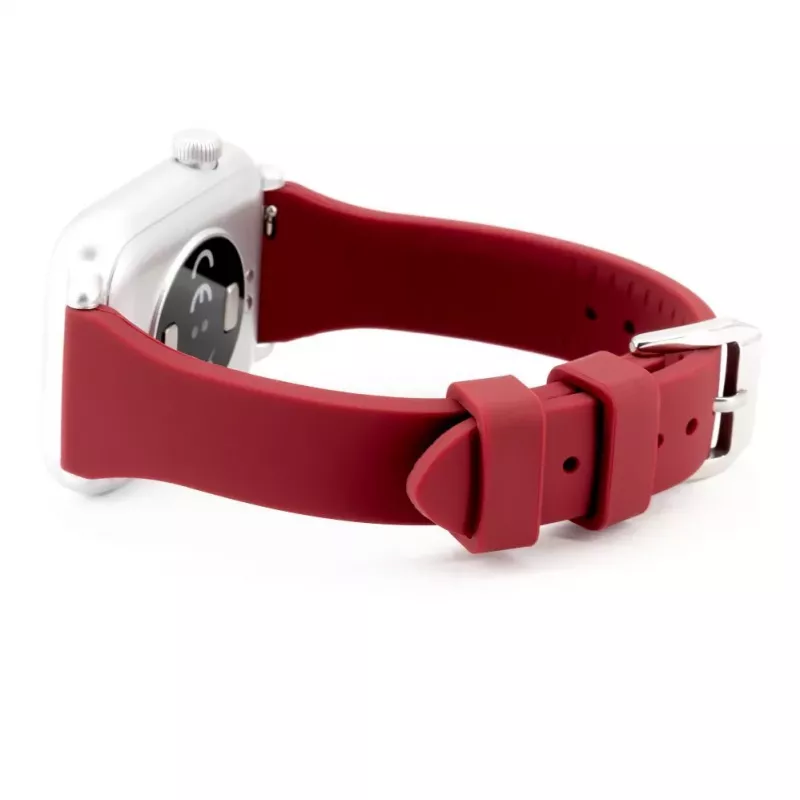 Connect 22mm Pasek do zegarka Silikonowy z klamrą T (130mm M/L) Śliwkowy