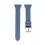Connect 22mm T-Buckle Silicone Loop Watch Strap (130mm M/L) Blue