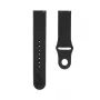 Connect 22mm Silikonowy Pasek do Zegarka Loop (S/M 110mm) Czarny