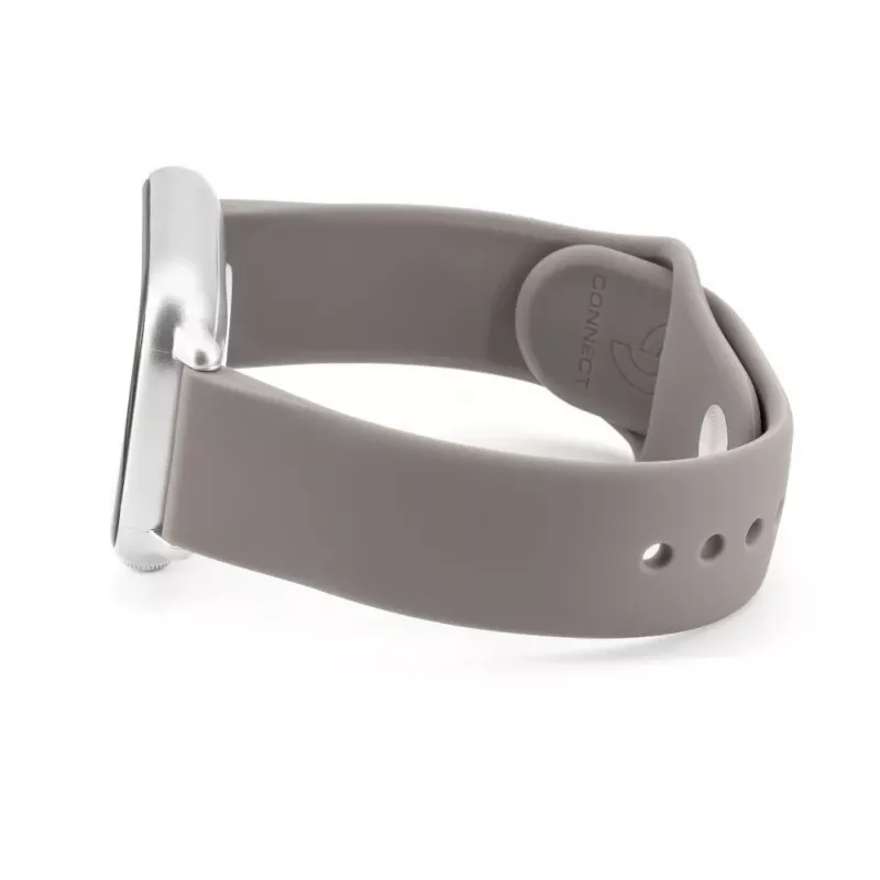 Connect 22mm Silicone Loop Watch Strap (S/M 110mm) Gray