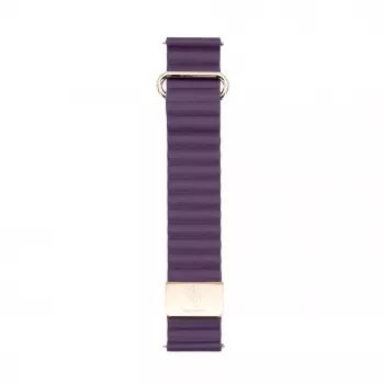 Connect 20mm Genuine Leather Watch Strap with Magnetic Clasp - Crimson Cherry (130mm M/L)
