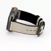 Connect Watch 42/44/45mm Silikonowy Pasek z Naszywką Skórzaną (132mm M/L) Biały