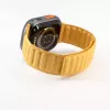 Connect Watch 42/44/45mm Fine Woven Twill Magnetic Chain Watch Strap Yellow