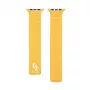 Connect Watch 42/44/45mm Fine Woven Twill Magnetic Chain Watch Strap Yellow