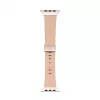 Connect Watch 38/40/41mm Single Loop Buckle Skórzany Pasek do Zegarka Różowy
