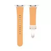 Connect Watch 38/40/41mm Single Loop Buckle Skórzany Pasek do Zegarka Różowy