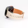 Connect Watch 42/44/45mm Single Loop Buckle Leather Watch Strap White