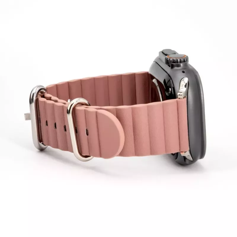 Connect Watch 38/40/41mm Marine Leather Watch Strap Smoky Purple