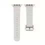 Connect Watch 42/44/45mm Marine Leather Watch Strap Starlight