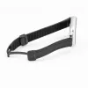 Connect 22mm Silicone Leather Watch Strap with Magnetic Black