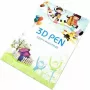 iLike S6 Painting Book do tworzenia figurek i nauki z długopisem 3D, 40 wzorów