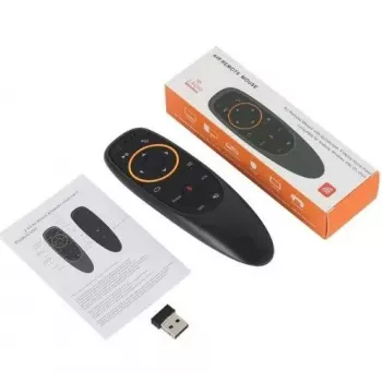 iLike MX3-ML Uniwersalny pilot do Smart TV / PC bezprzewodowy z klawiaturą / pilot IR / podświetlenie LED / USB Czarny