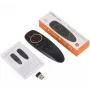 iLike MX3-ML Uniwersalny pilot do Smart TV / PC bezprzewodowy z klawiaturą / pilot IR / podświetlenie LED / USB Czarny