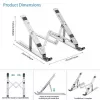 iLike STM1 Metal Foldable Notebook Stand dla laptopów 10-17,3 cala - Srebrny