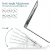 iLike STM1 Metal Foldable Notebook Stand dla laptopów 10-17,3 cala - Srebrny