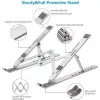iLike STM1 Metal Foldable Notebook Stand dla laptopów 10-17,3 cala - Srebrny