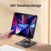 iLike STM4 Metalowy stojak na tablet PC z regulowanym kątem nachylenia i obrotem 360° Czarny